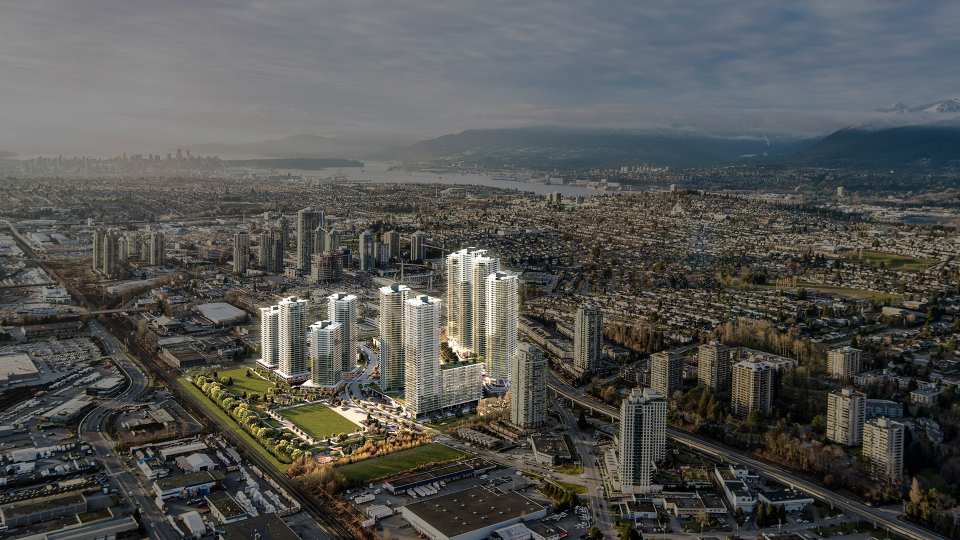 Rendering of Concord Brentwood towers