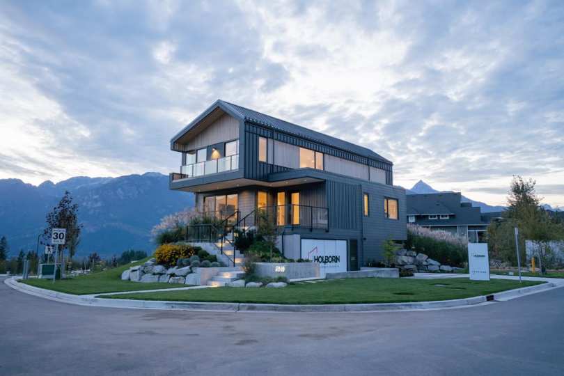 Rendering of single family home in University Heights Squamish