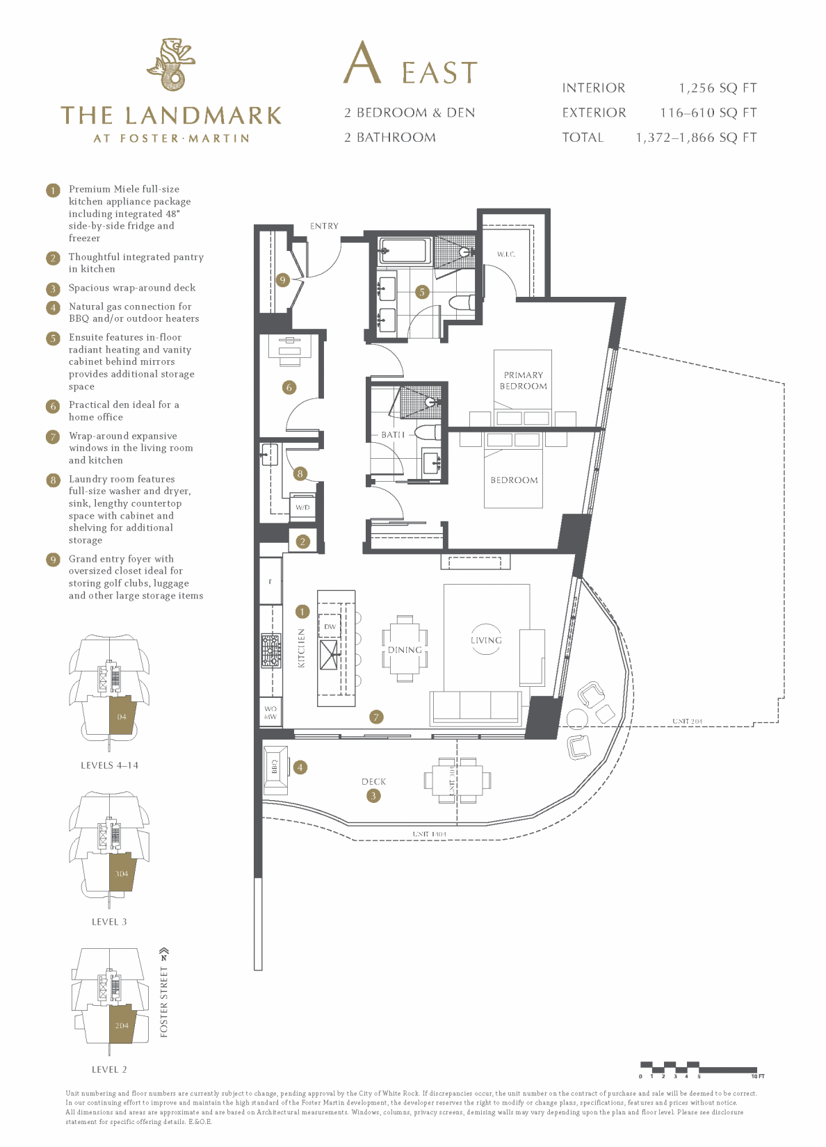 The Landmark Floor Plan A-E