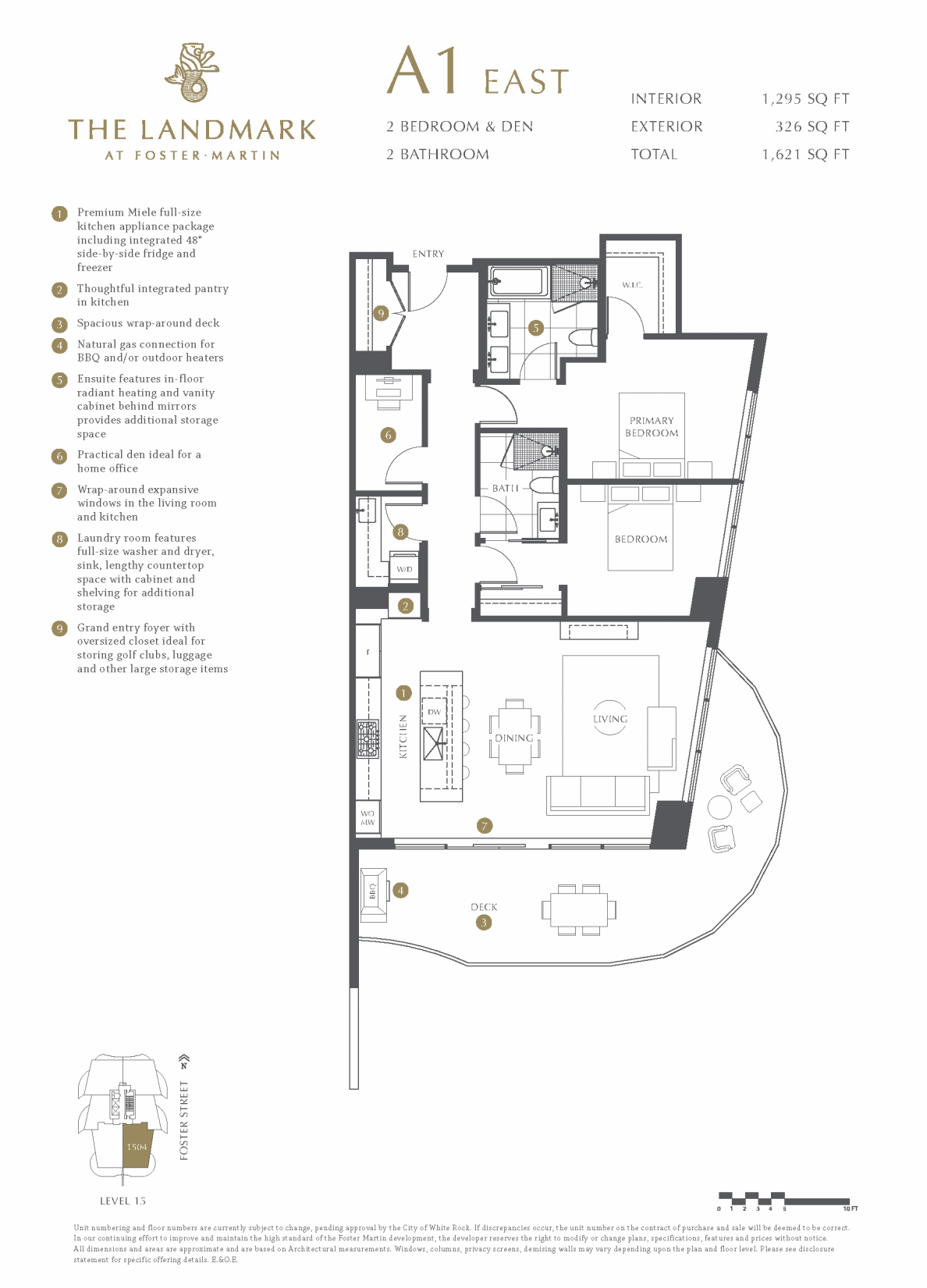 The Landmark Floor Plan A1-E