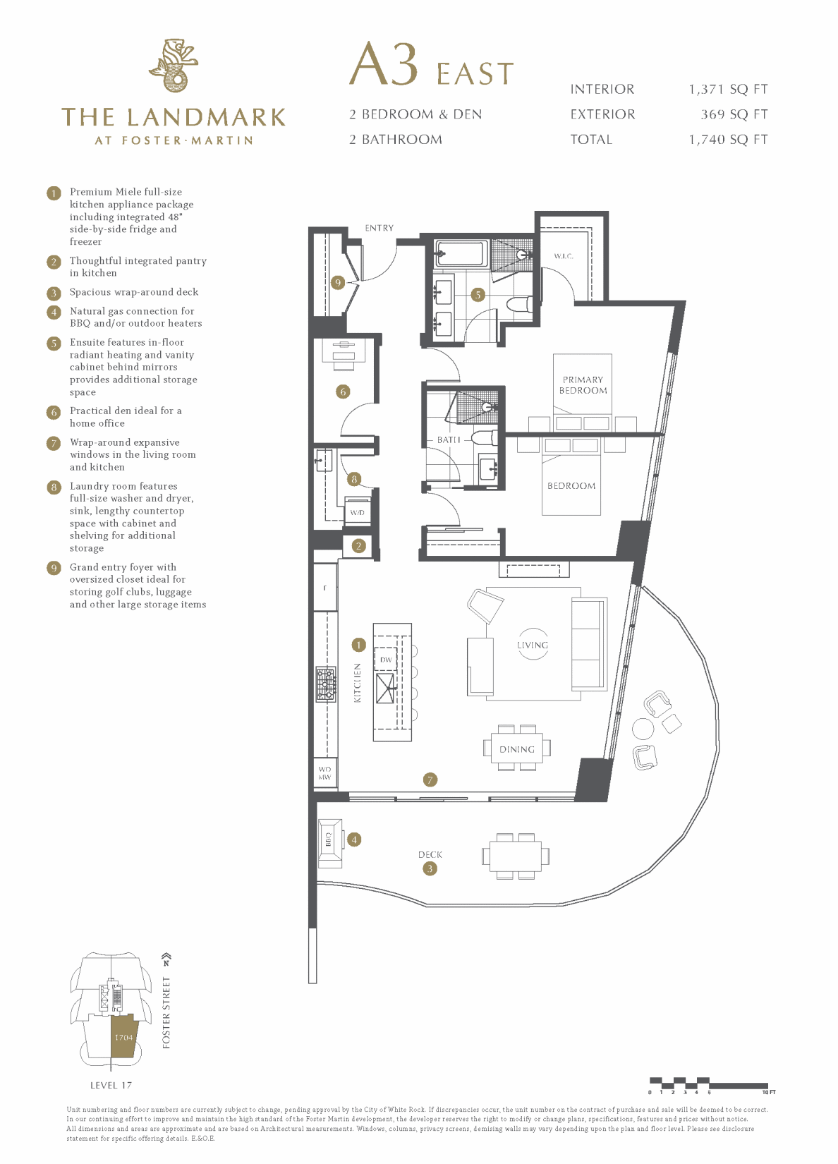 The Landmark Floor Plan A3 E