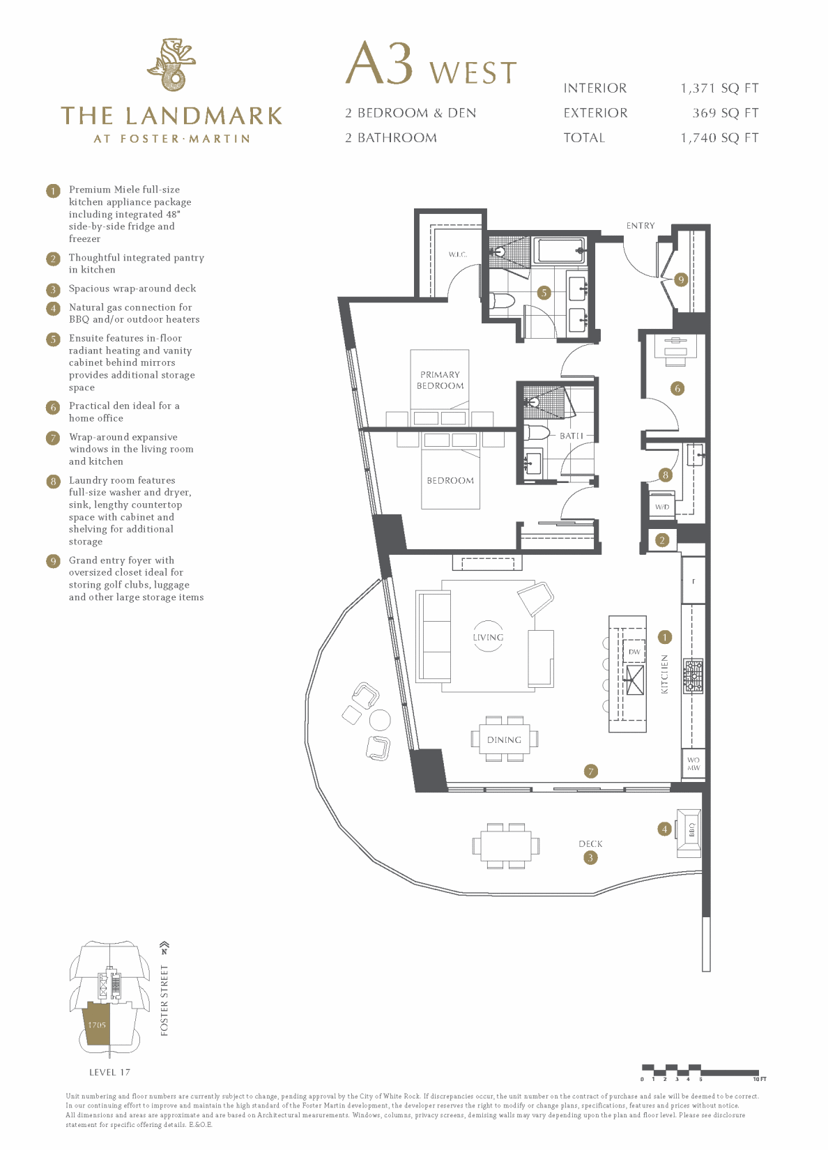 The Landmark Floor Plan A3 W