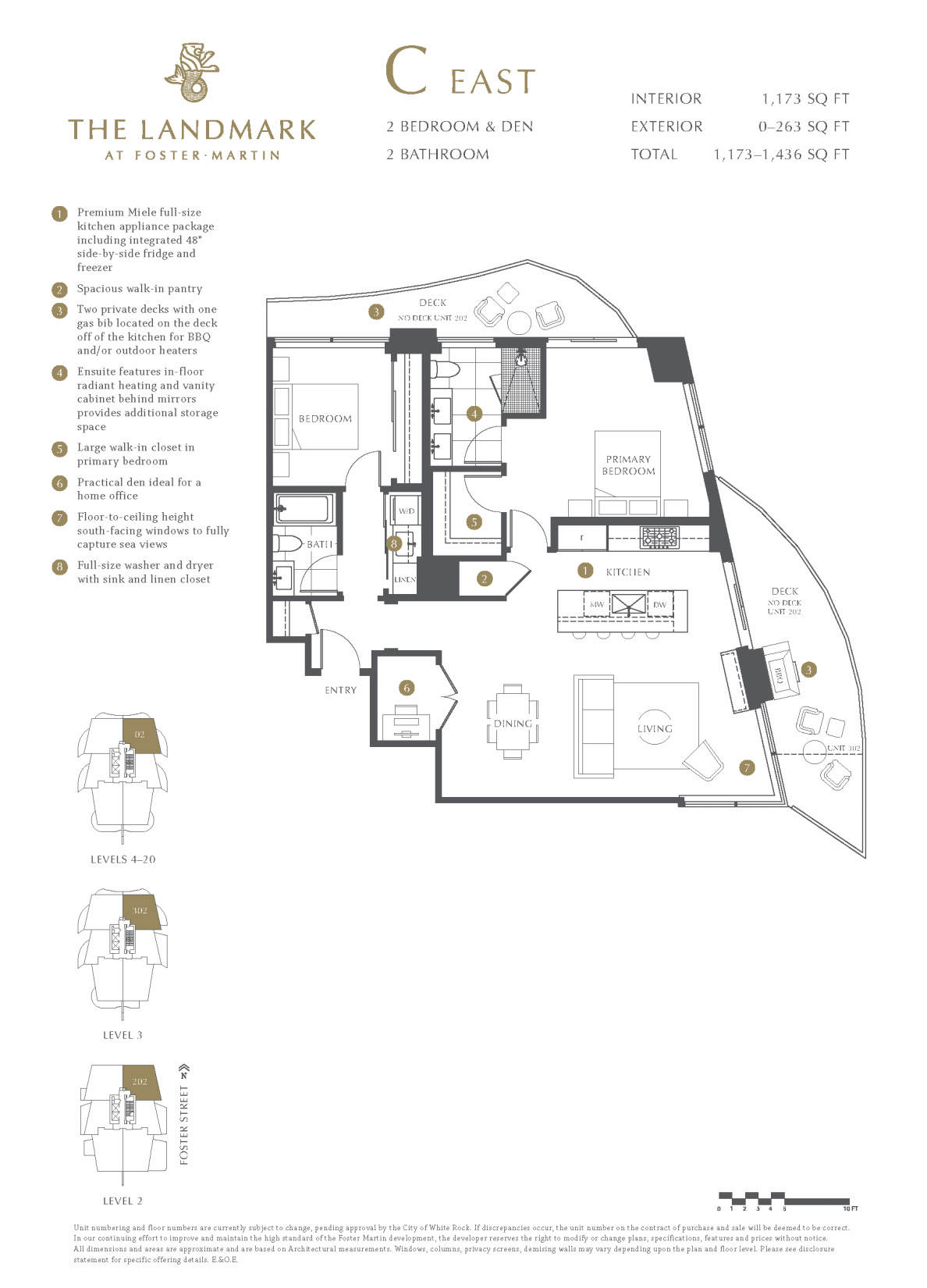 The Landmark Floor Plan C-E