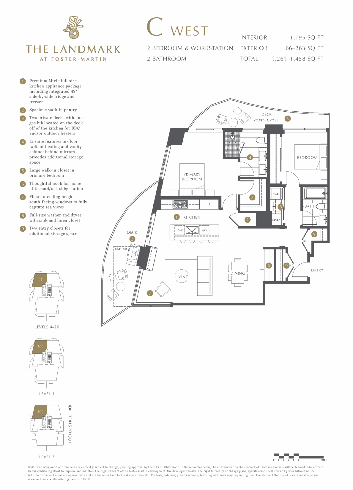 The Landmark Floor Plan C-W