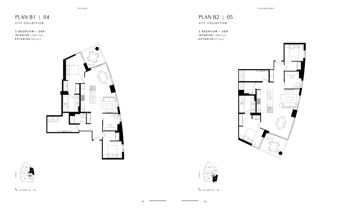 Tesoro Floor Plan B1 City Collection