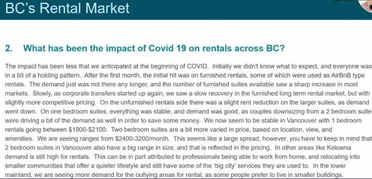 BC's Rental Market