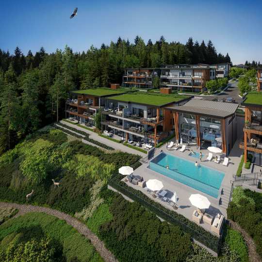 Rendering of Eagleview Heights aerial view