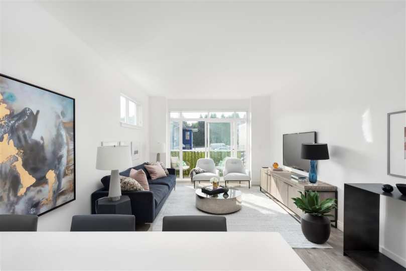 Rendering of Smith And Norfolk Living Room townhomes