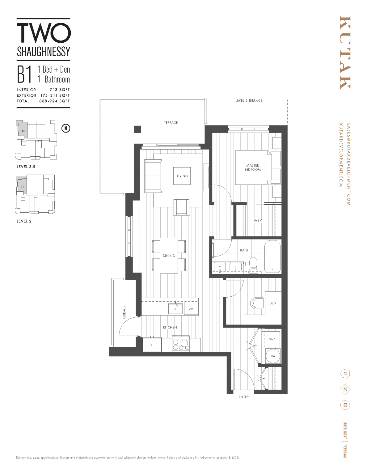 Two Shaughnessy Floor Plan B1