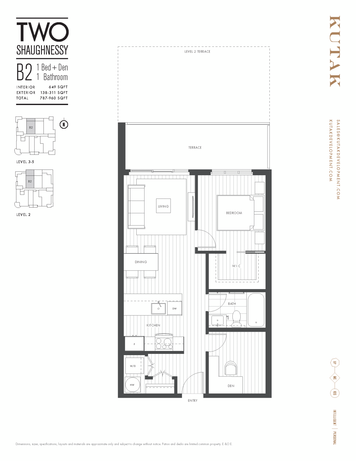 Two Shaughnessy Floor Plan B2