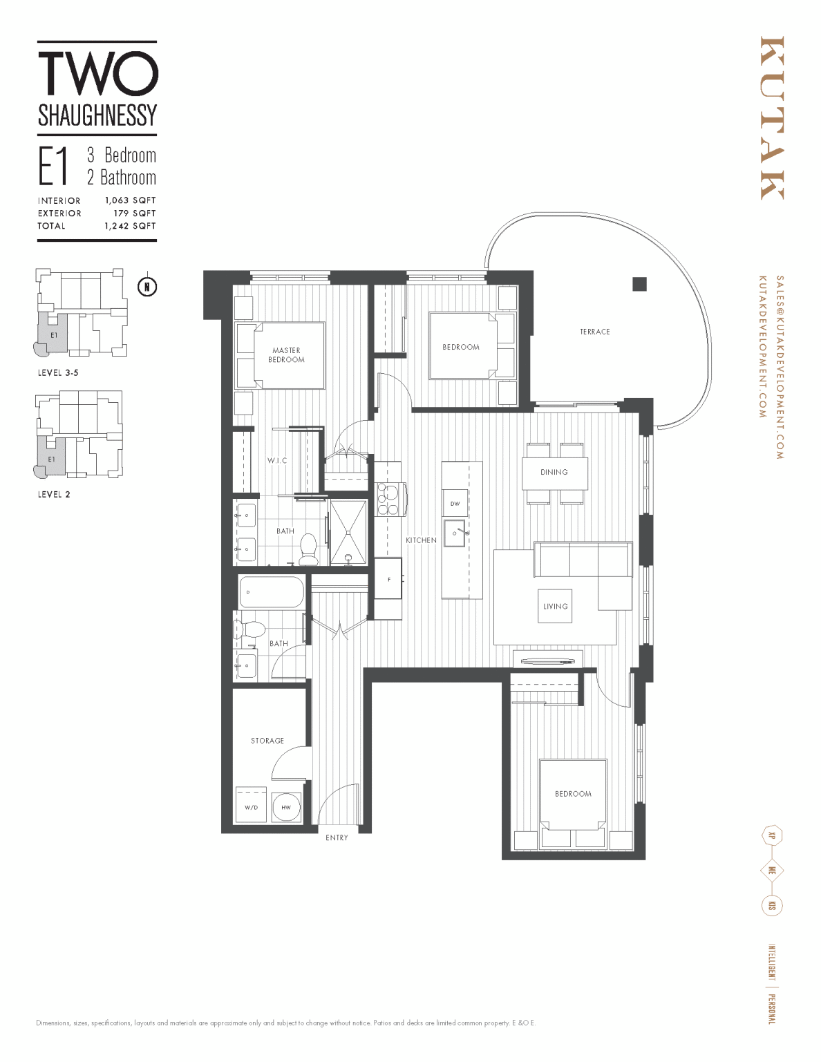 Two Shaughnessy Floor Plan E1