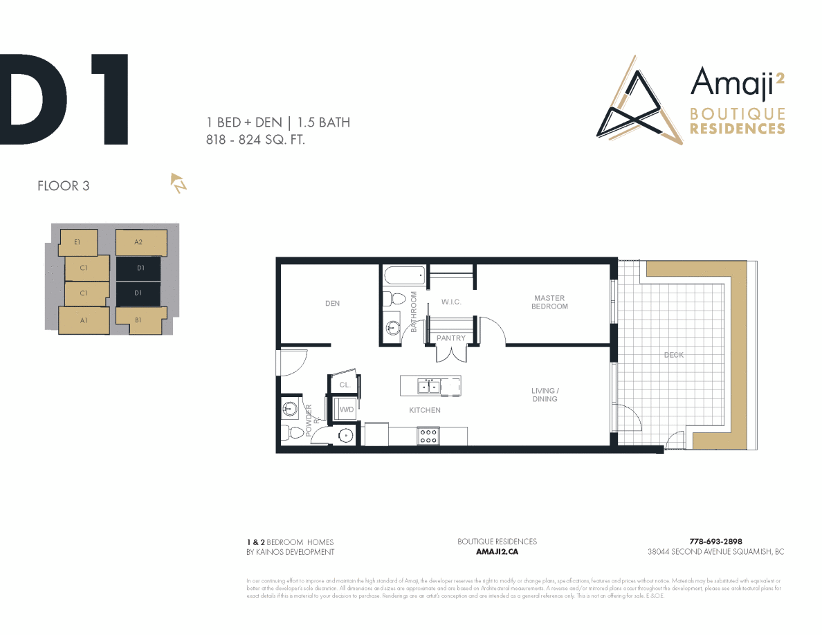 Amaji II Floor Plan D1