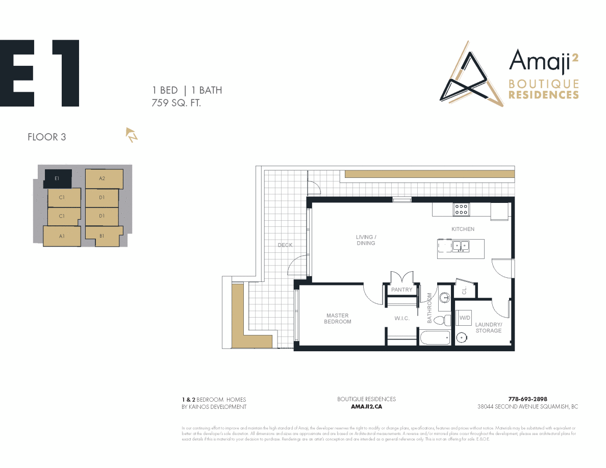 Amaji II Floor Plan E1