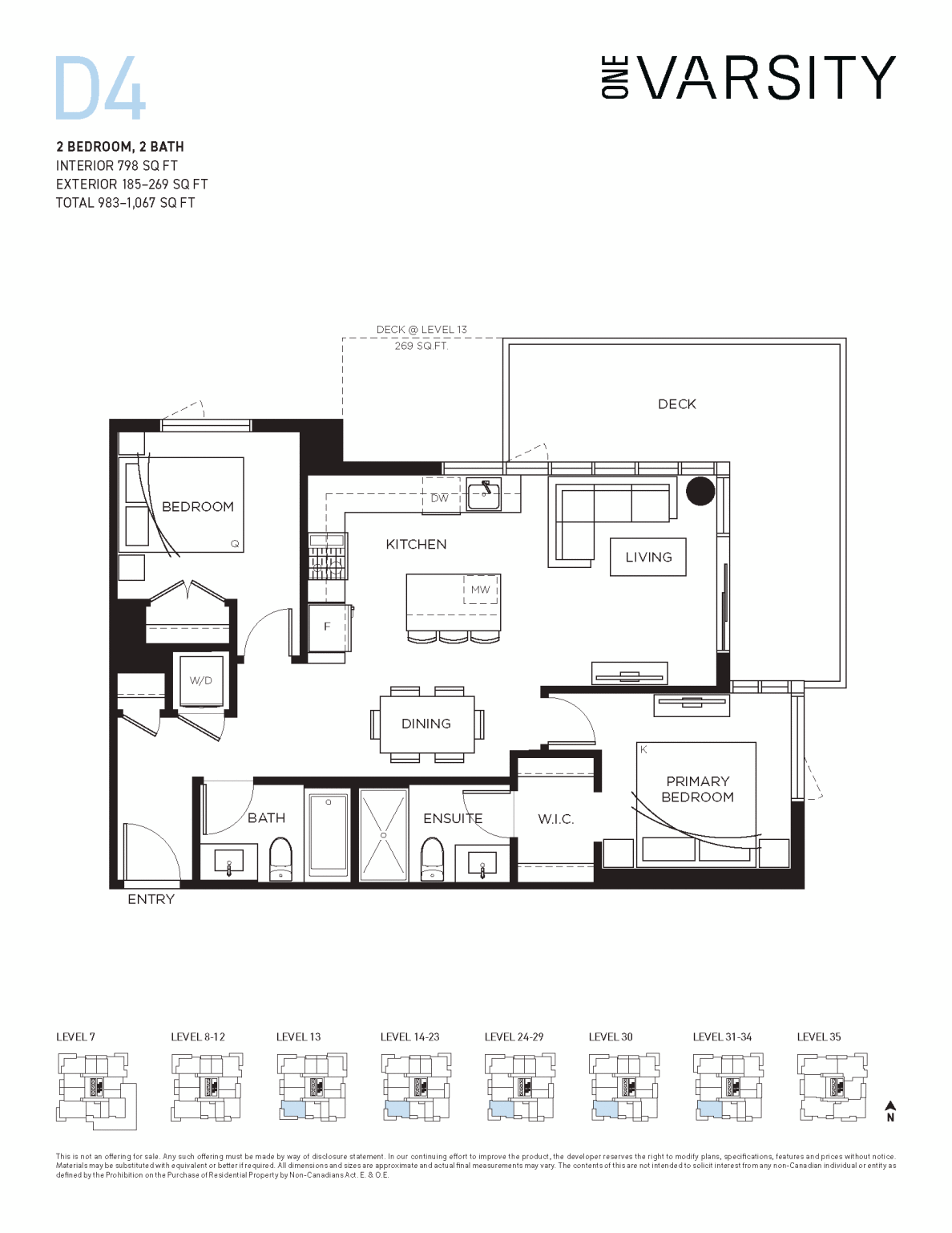 ONE Varsity Floor Plan