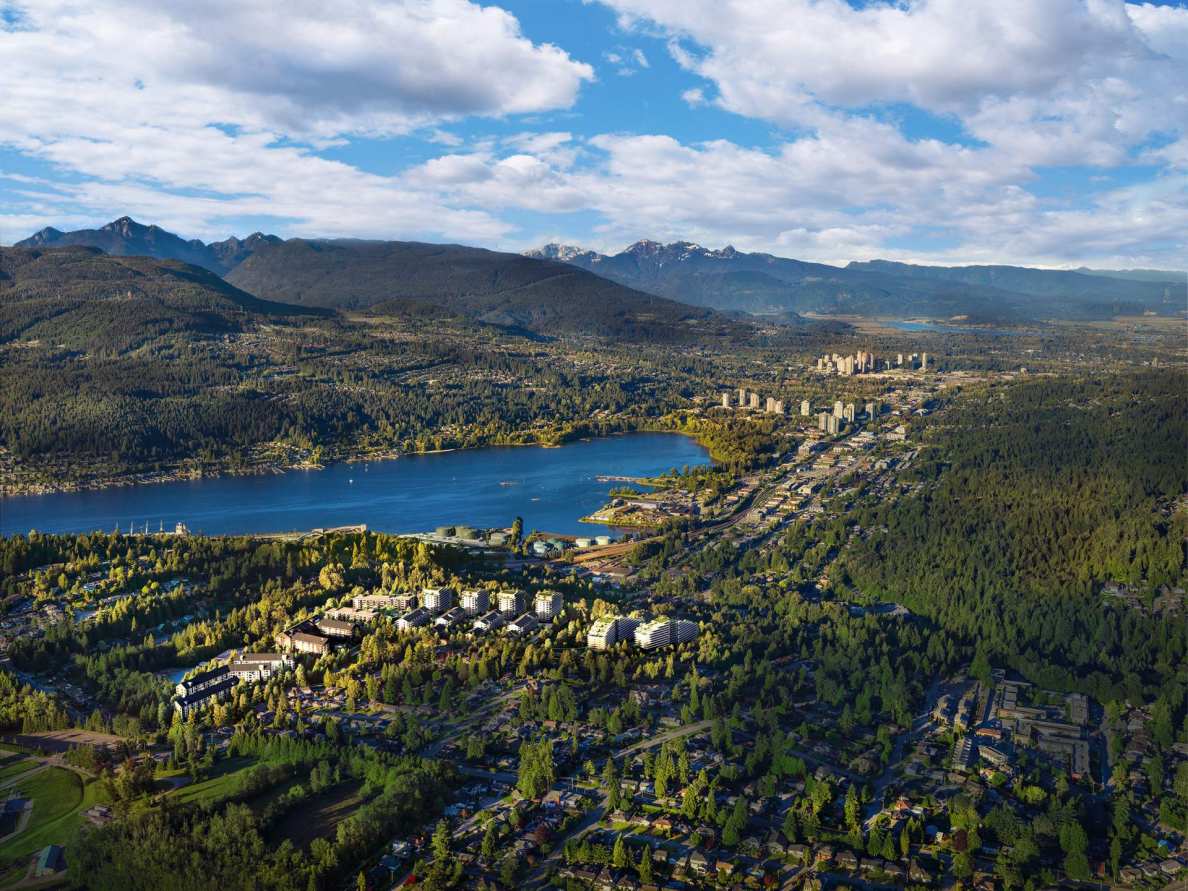 Portwood Port Moody Aerial View