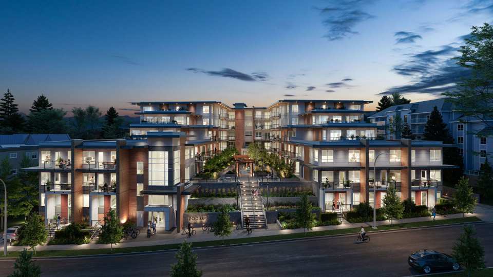 Rendering of Podium Maple Ridge