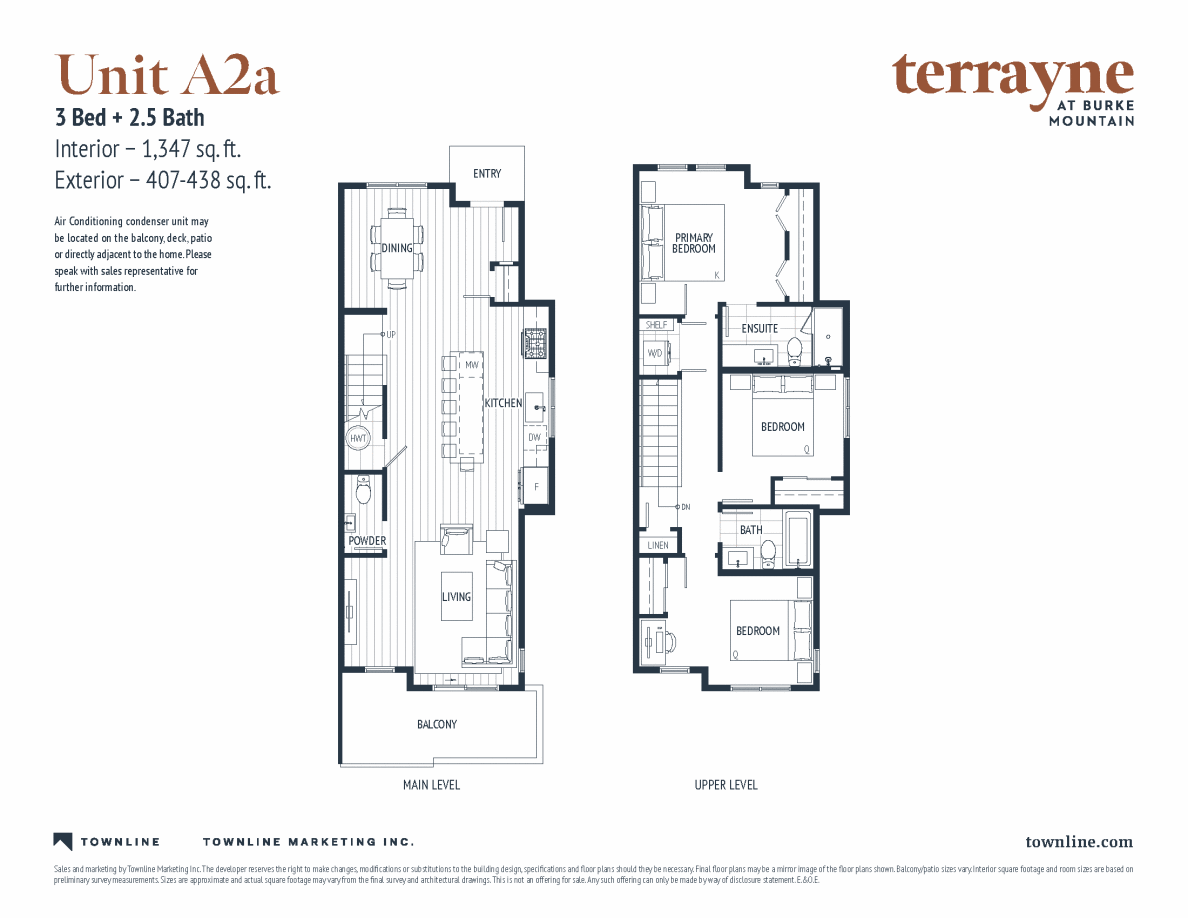 Terrayne Floor Plan Unit A2a
