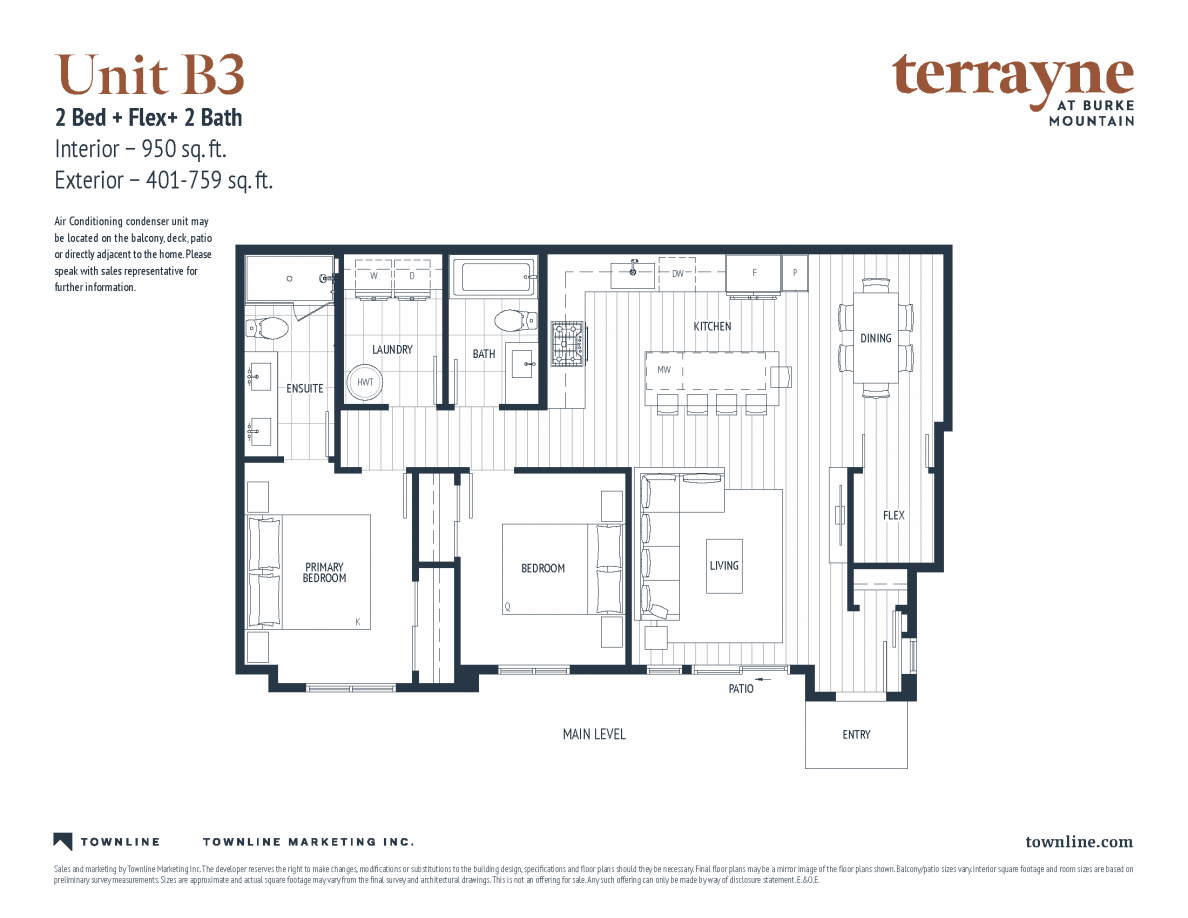 Terrayne Floor Plan Unit B3