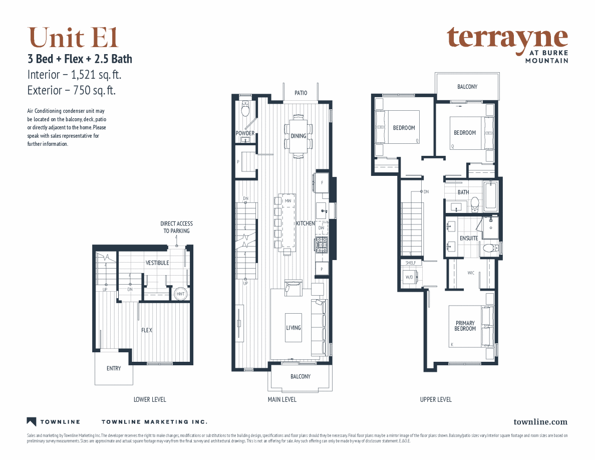 Terrayne Floor Plan Unit E1