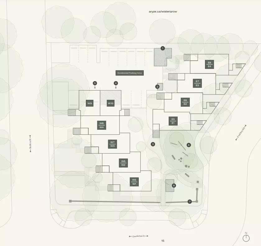 Wisteria Row Victoria By Aryze Developments Site Plan