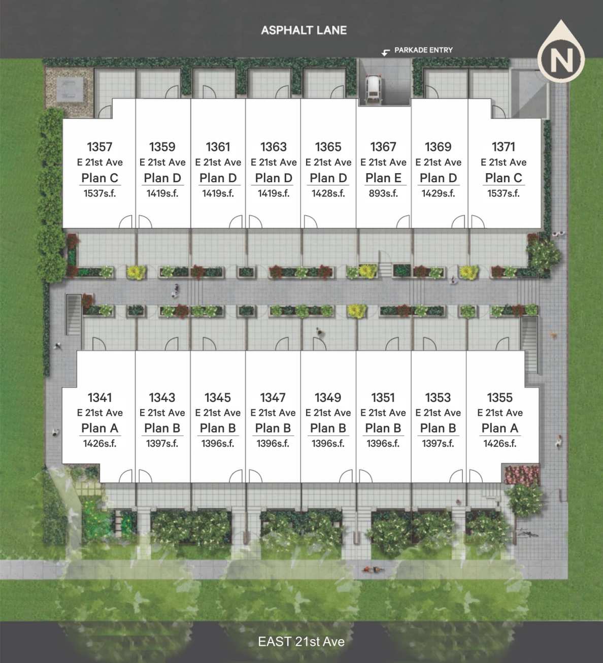 The Charles East Vancouver Site Plan