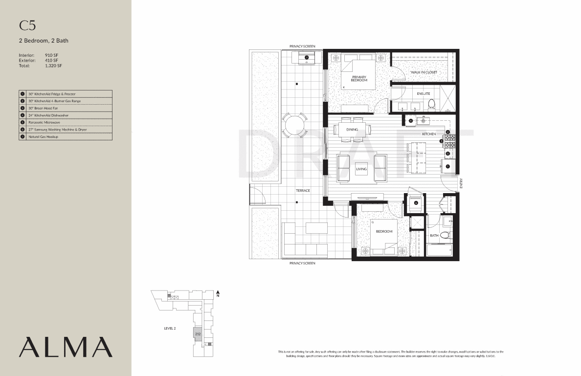 Alma In Kelowna Floor Plan C5