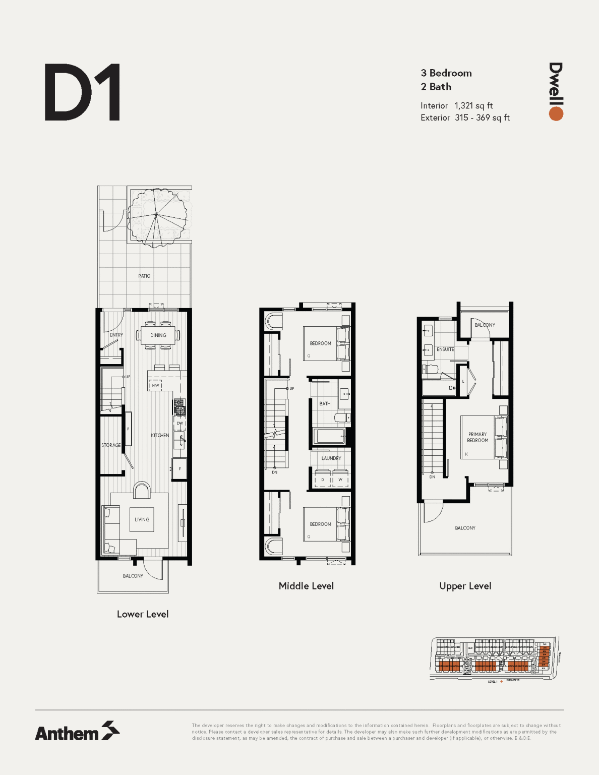 Dwell Burquitlam Floor Plan
