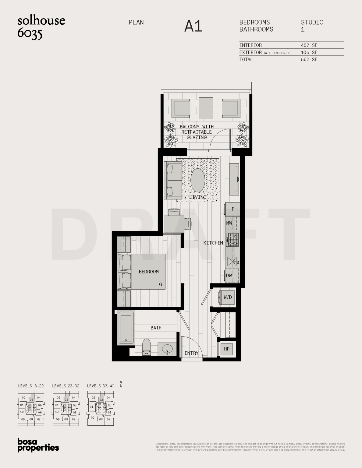 Solhouse Floorplan A1 Studio