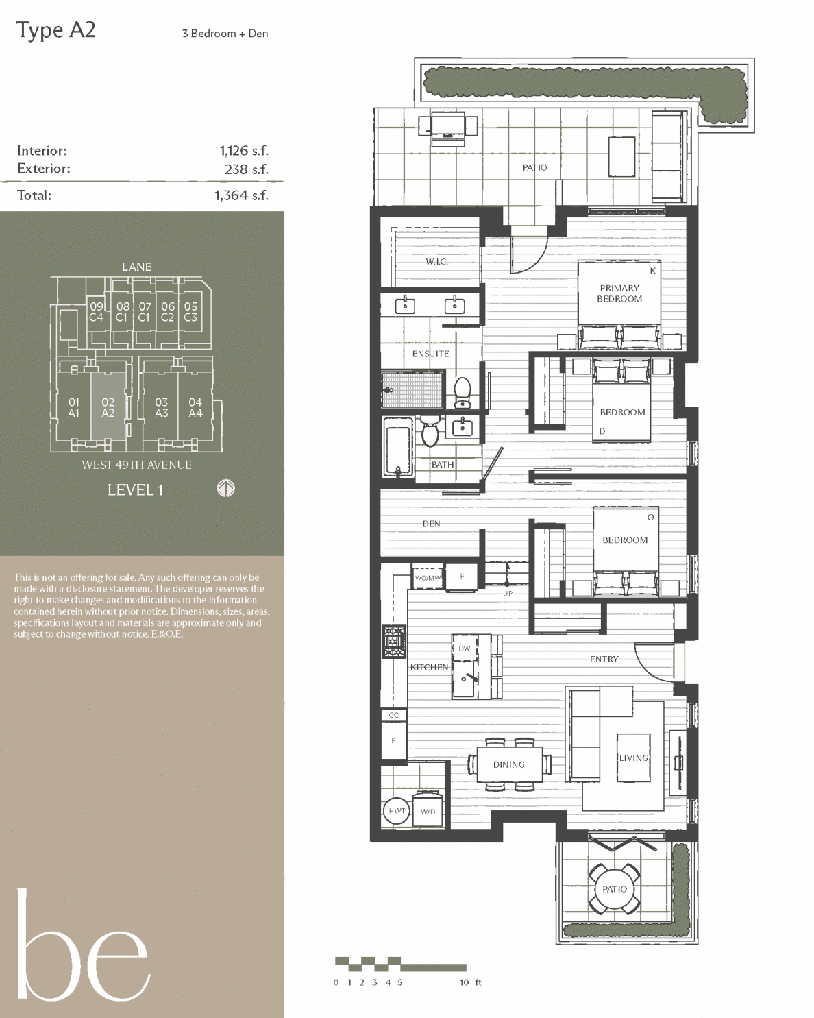 Be W49 Floor Plan Type A2