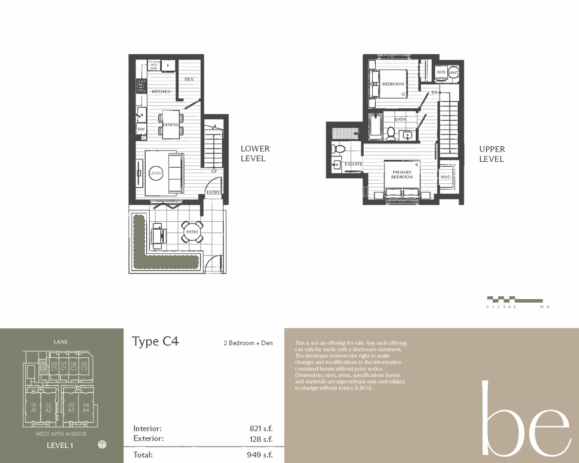Be W49 Floor Plan Type C4