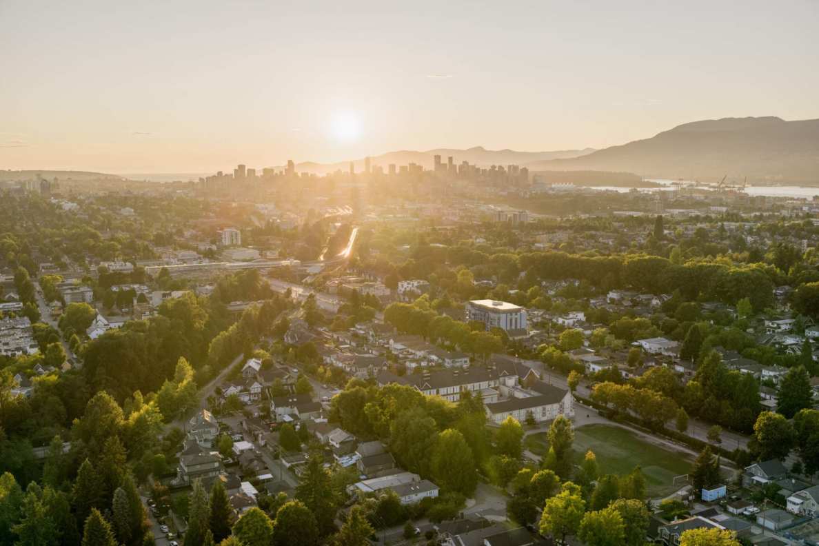 Entroterra East Vancouver Presale Condos By Bucci Aerial View