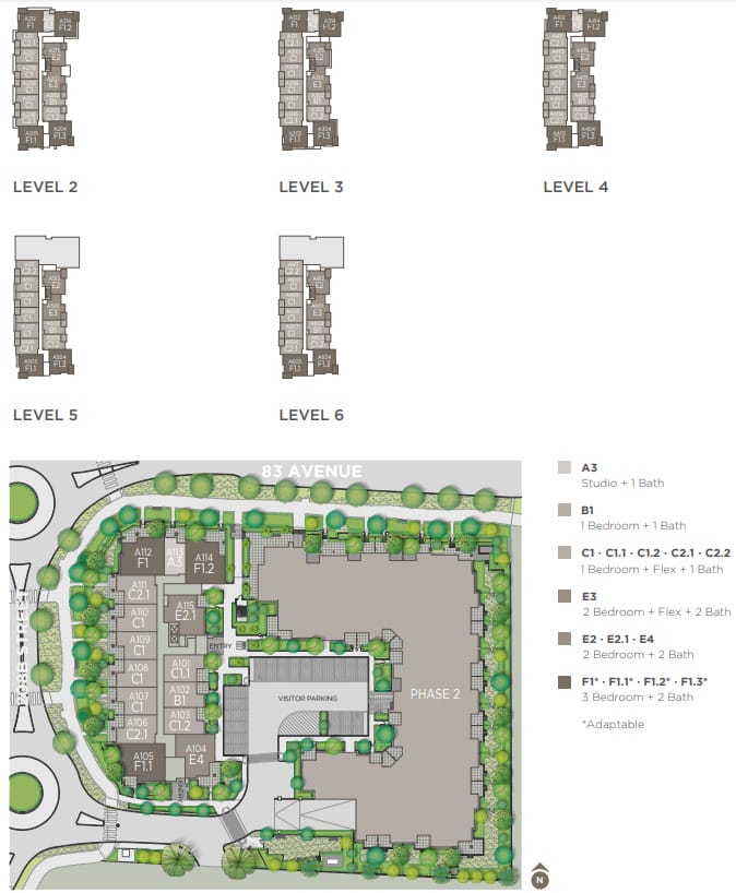 The Commons Presale Condos By Zenterra Developments Site Plan Building A