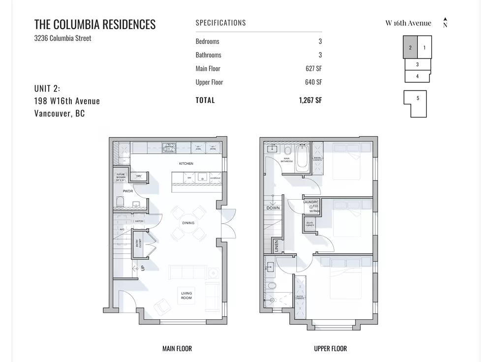 The Columbia Residences By Mizan Floorplan Unit 2