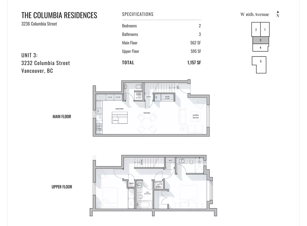 The Columbia Residences By Mizan Floorplan Unit 3