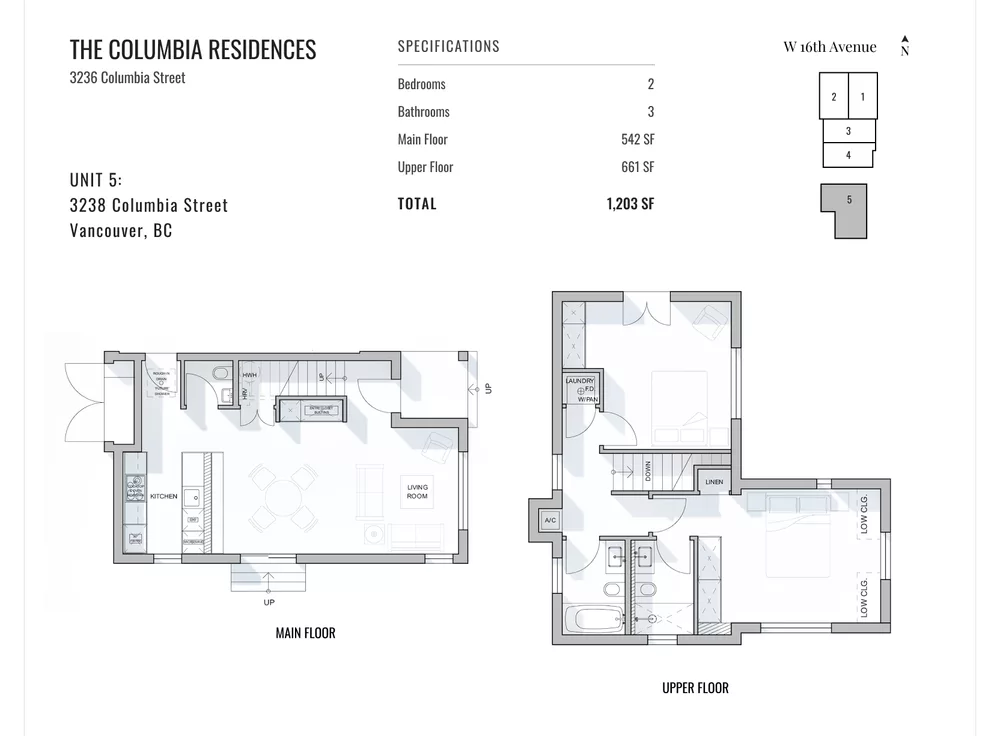The Columbia Residences By Mizan Floorplan Unit 5
