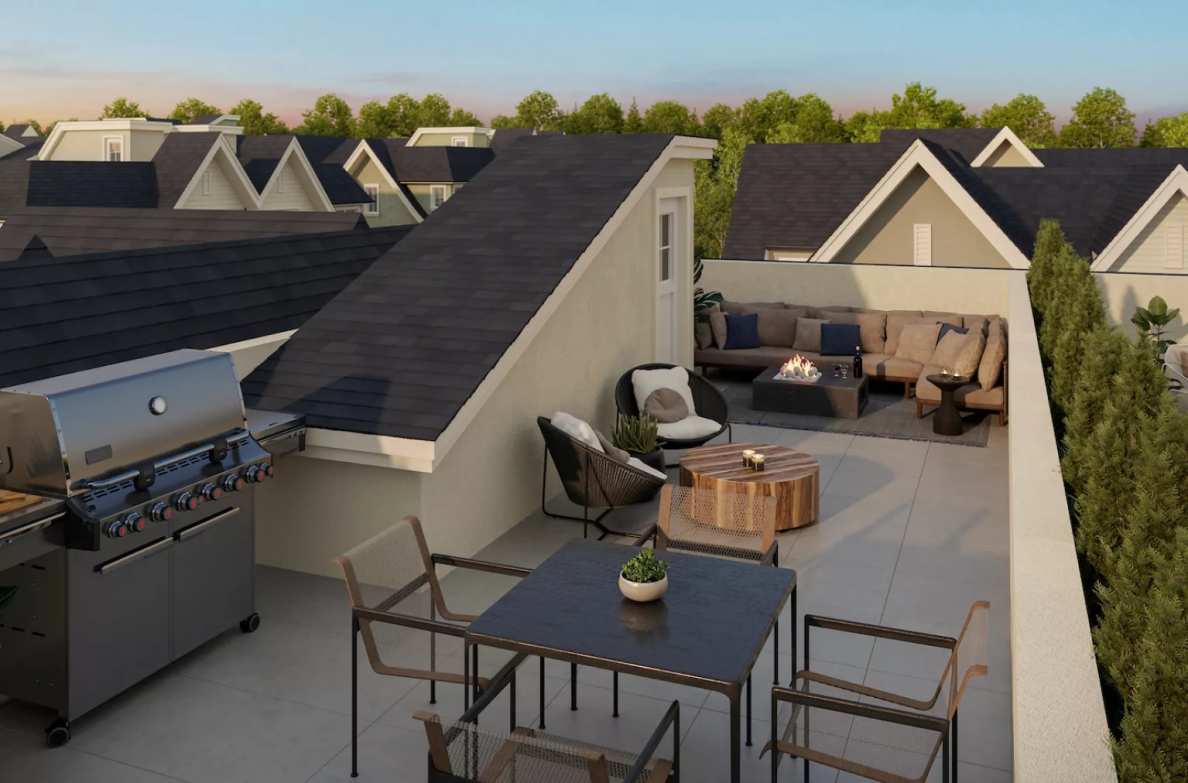 The Robinsons Parkside Collection Rooftop Deck Rendering