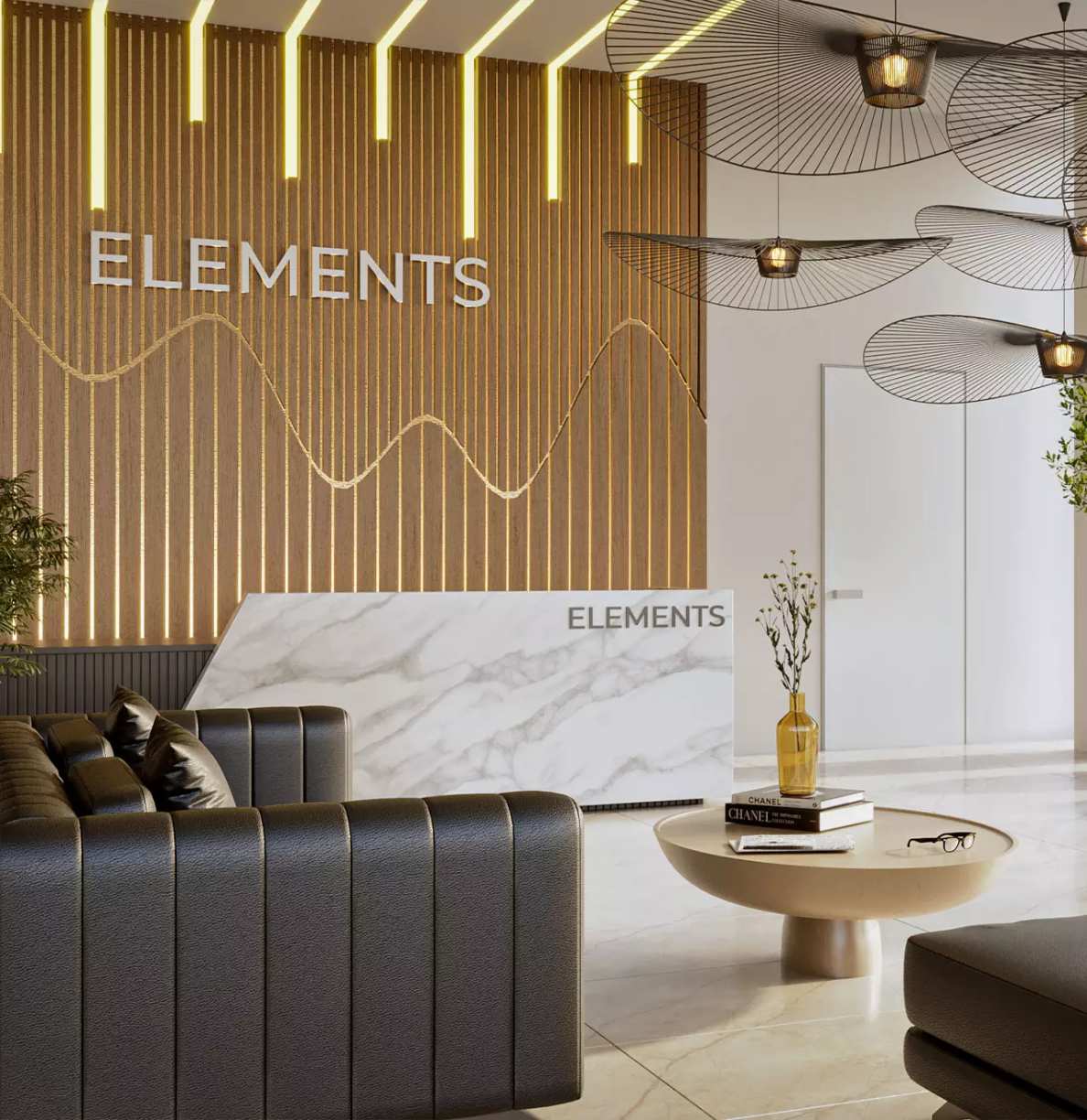 Elements Burquitlam Condos Lobby
